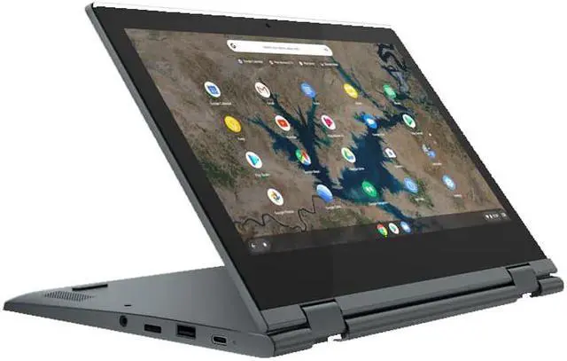 Alt view image 4 of 4 - Lenovo IdeaPad Flex 3i 11.6" Laptop Celeron N4020 4GB 32GB eMMC Chrome OS- (Manufacturer Recertified)