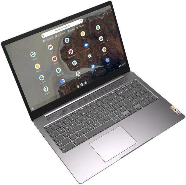 Alt view image 10 of 11 - Lenovo IdeaPad 3 Chrome 15IJL6 15.6" Laptop Celeron N4500 4GB 64GB eMMC Chrome OS