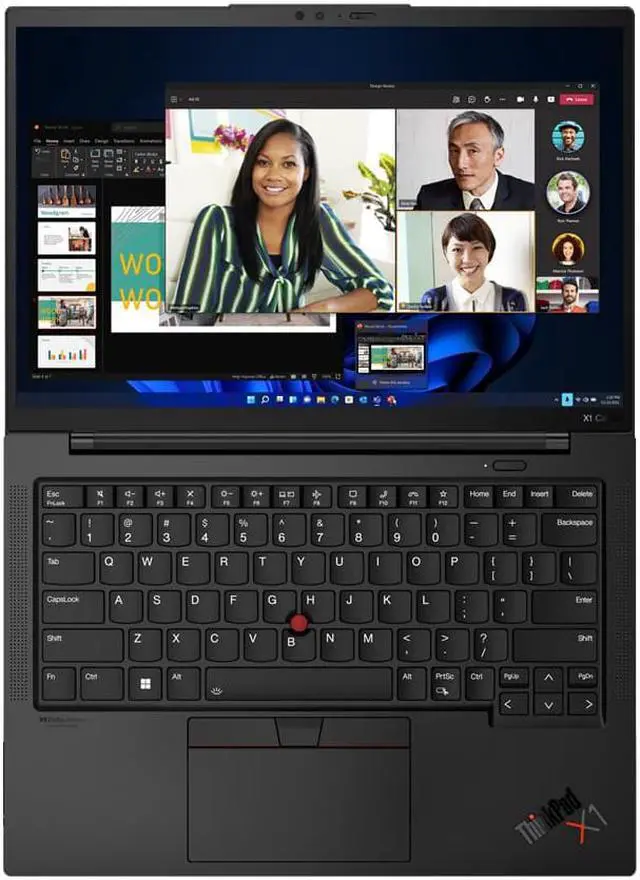 Alt view image 3 of 3 - Lenovo ThinkPad X1 Carbon Gen10 14" Laptop Intel Core i5-1240P Intel Iris Xe 16GB Ram 512GB SSD W11P