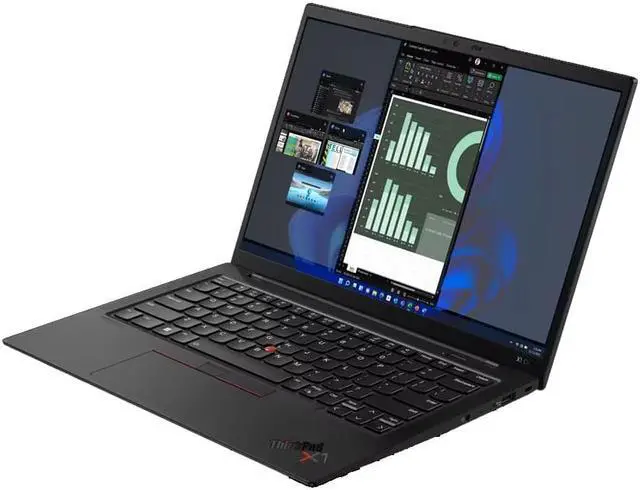 Alt view image 2 of 3 - Lenovo ThinkPad X1 Carbon Gen10 14" Laptop Intel Core i5-1240P Intel Iris Xe 16GB Ram 512GB SSD W11P