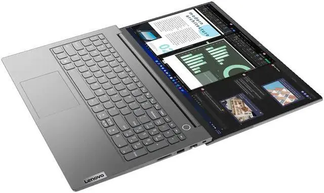 Alt view image 3 of 4 - Lenovo ThinkBook 15 G4 ABA 15.6" Laptop AMD Ryzen 5 5625U 8GB Ram 256GB SSD W11P- (Manufacturer Recertified)