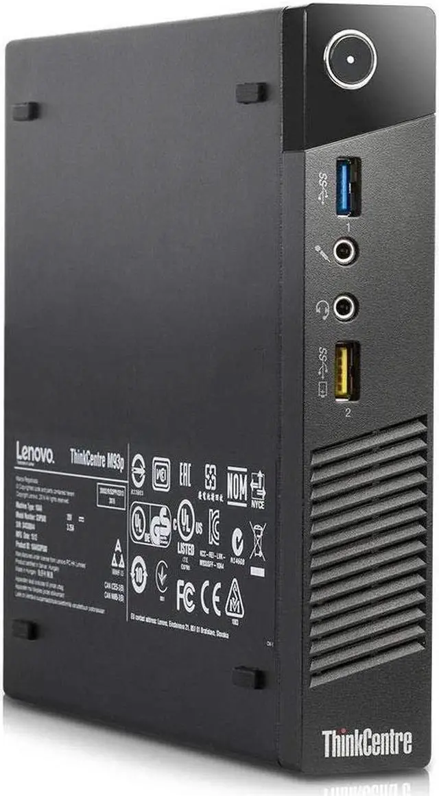 Alt view image 6 of 7 - Lenovo Thinkcentre M93P USFF Intel Core i5 2.90 GHz 8GB Ram 256GB SSD W10P