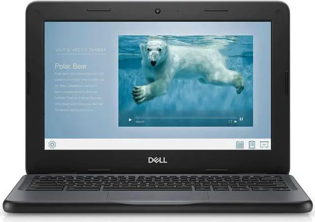 Alt view image 6 of 7 - Dell Chromebook 3100 11.6" Chromebook Intel Celeron 1.10GHz 4 GB 16 GB Chrome OS