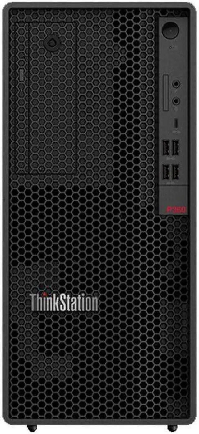 Alt view image 6 of 7 - Lenovo ThinkStation P360 Tower WS Desktop Intel Core i7-12700 vPro NVIDIA T1000 32GB Ram 1TB SSD W11P