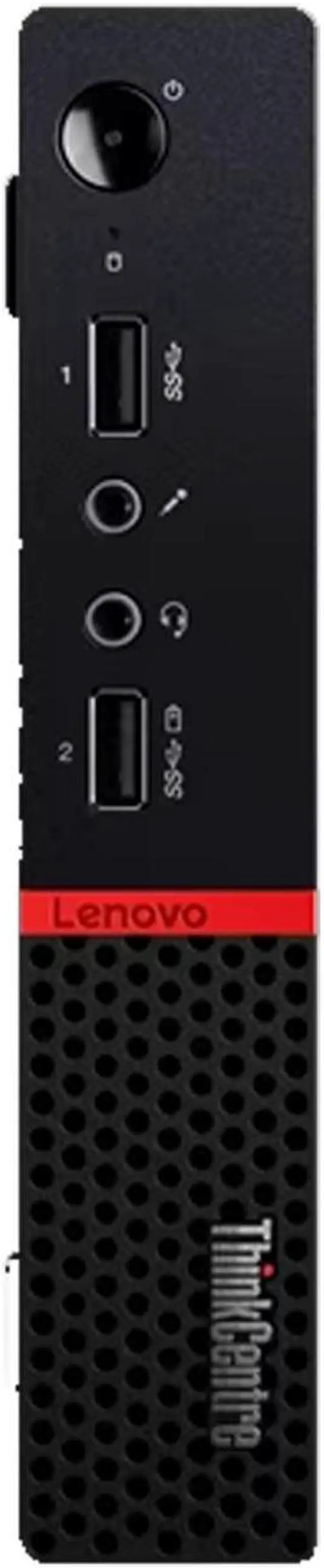 Alt view image 4 of 6 - Lenovo ThinkCentre M715q Tiny Desktop PC (All in One) AMD Ryzen 5 2400GE 16GB Ram 256GB W10P (Includes 22in LCD with Tiny Desktop mount)