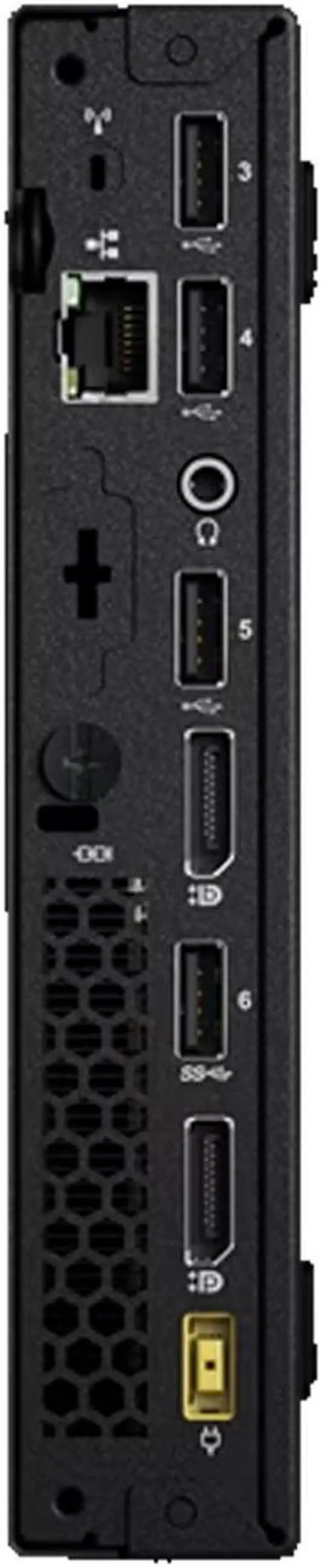 Alt view image 5 of 6 - Lenovo ThinkCentre M715q Tiny Desktop PC (All in One) AMD Ryzen 5 2400GE 16GB Ram 256GB W10P (Includes 22in LCD with Tiny Desktop mount)