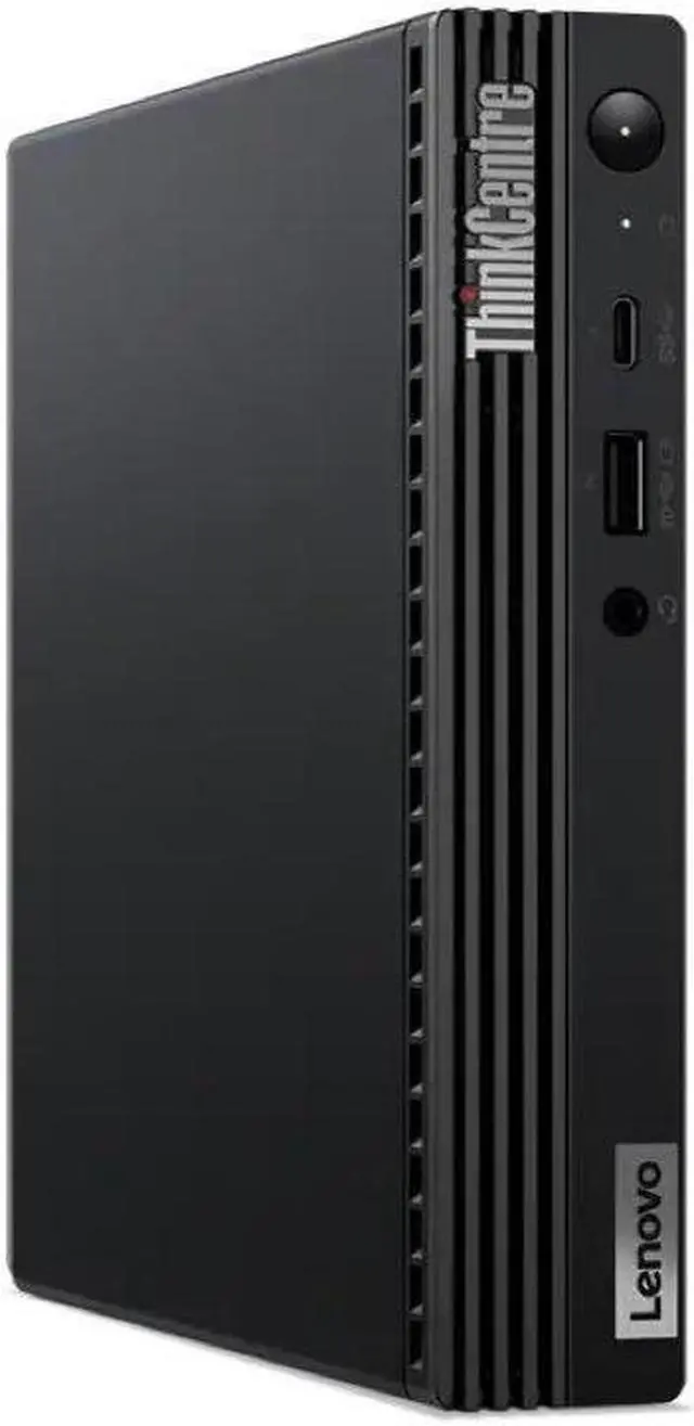 Alt view image 2 of 3 - Lenovo ThinkCentre M70q Desktop Intel Pentium-G6400T 8GB 256GB SSD W10P- (Manufacturer Recertified)