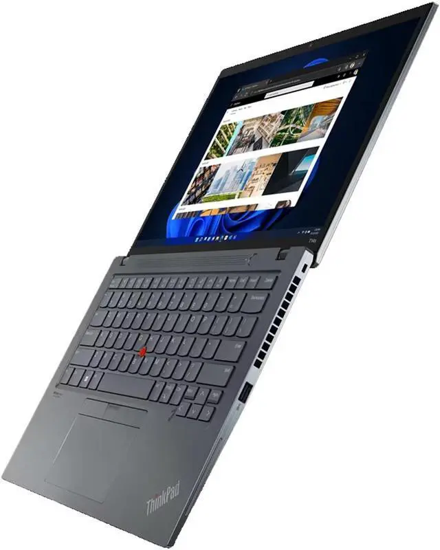 Alt view image 8 of 9 - Lenovo ThinkPad T14s Gen3 14" i7-1260P 2.1GHz 16GB RAM 512GB NVMe 21BR002TUS