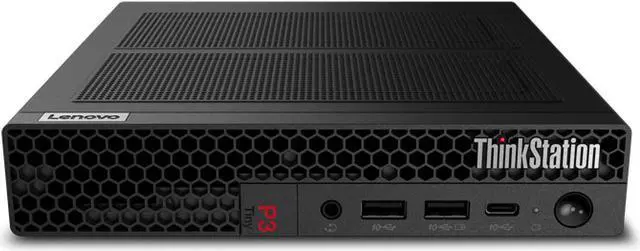 Alt view image 2 of 3 - Lenovo Thinkstation P3 Tiny PC Intel Core NVIDIA T400 i7-14700 16 GB 512 GB W11P