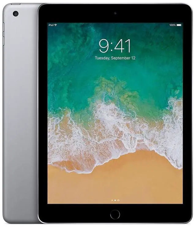 Alt view image 2 of 4 - Apple iPad G5 A1822 (WiFi Only) 9.7" Retina Display 32GB iOS - Space Grey