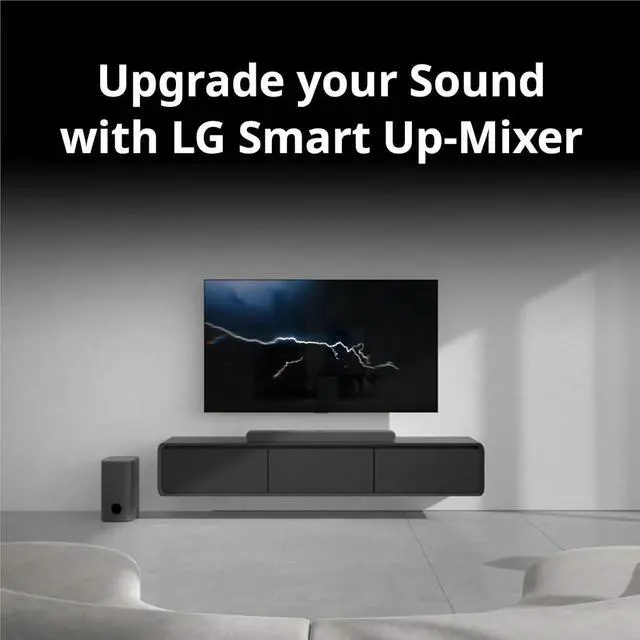 Alt view image 3 of 4 - LG S77 Dolby Atmos Soundbar  Triple Up-Firing Speakers & Spatial Sound