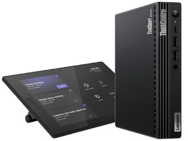 Main image of Lenovo Thinksmart Tiny Kit Tiny PC i3-13100T 16GB RAM 256GB SSD W11P- (Manufacturer Recertified)