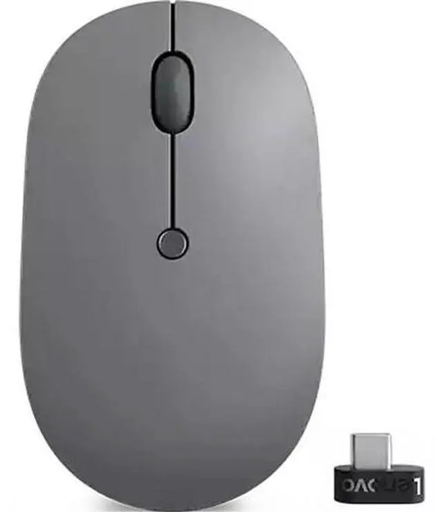 Alt view image 2 of 4 - Lenovo Go USB-C Wireless Mouse (Storm Gray)- (Manufacturer Recertified)