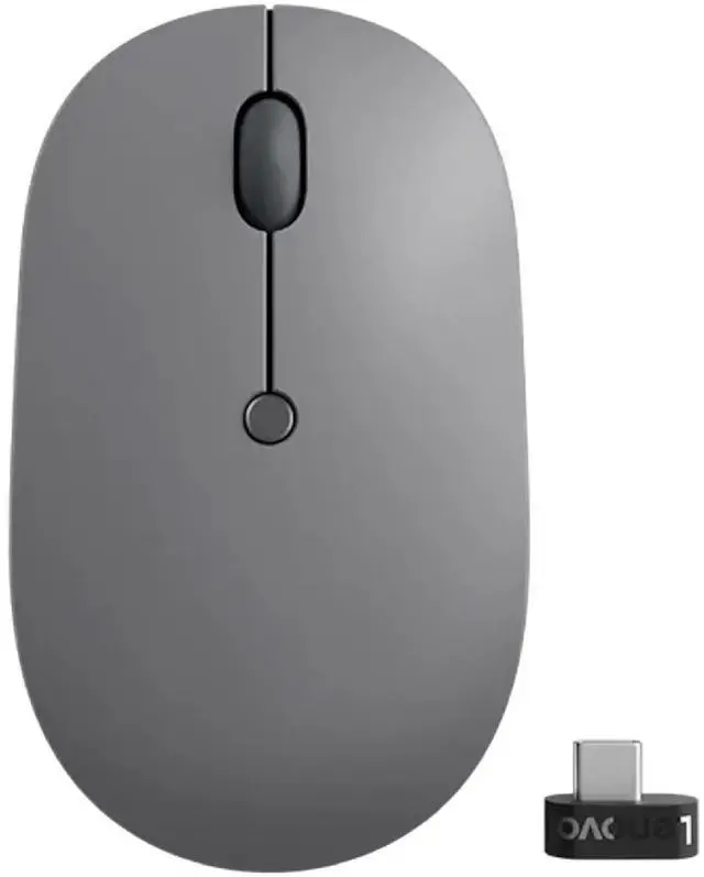 Main image of Lenovo Go USB-C Wireless Mouse (Thunder Black)- (Manufacturer Recertified)