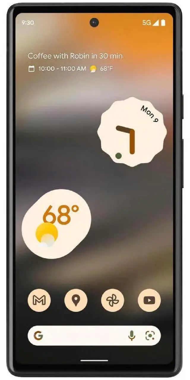 Main image of Google Pixel 6A 6.1" Unlocked 6GB RAM 128GB Black - Used