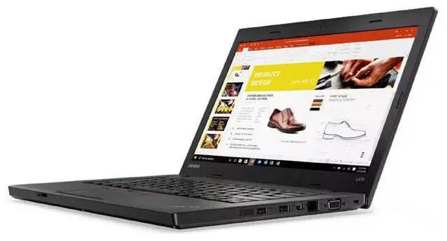 Main image of Lenovo ThinkPad L470 14" Laptop Intel i5-6300U 8GB 500GB SSD No OS (Low Battery Health)