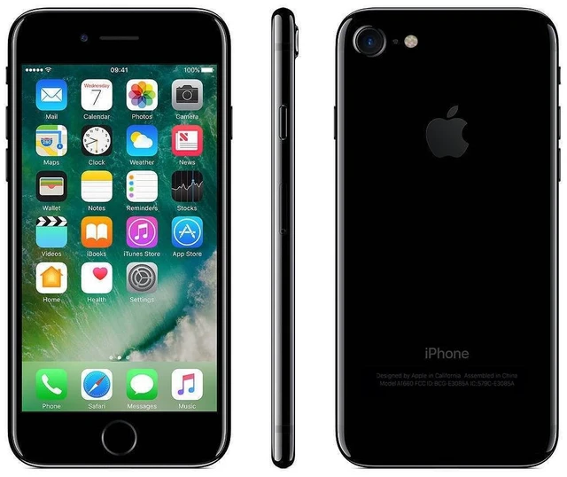 Alt view image 3 of 3 - Apple iPhone 7 4.7" Smartphone (Unlocked) 128GB SSD iOS Black