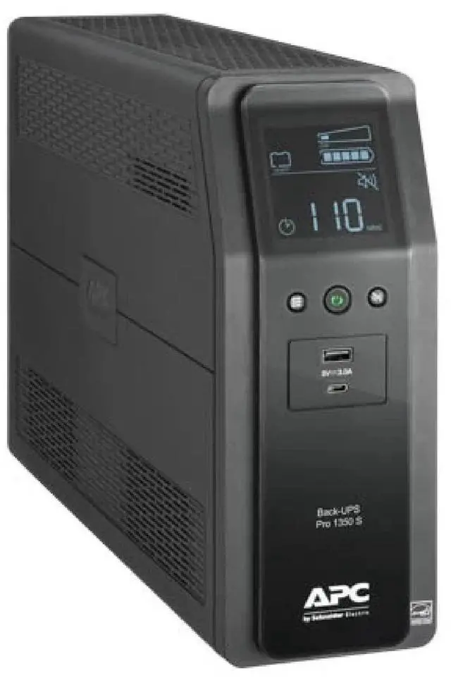 Main image of APC BR1350MS Back-UPS Pro 1350VA 810W Sinewave UPS w/ LCD & USB Charging