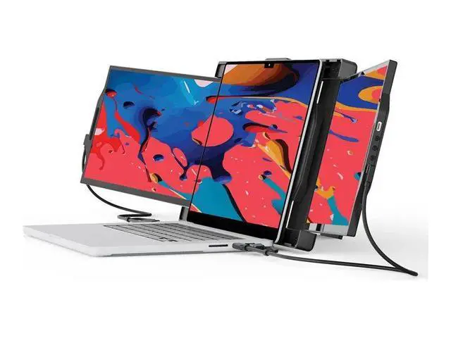 Alt view image 2 of 5 - Mobile Pixels Trio 2.0 13.3 inch 1080p Portable Laptop Monitors - Black