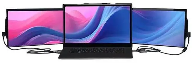 Main image of Mobile Pixels Trio 2.0 13.3 inch 1080p Portable Laptop Monitors - Black