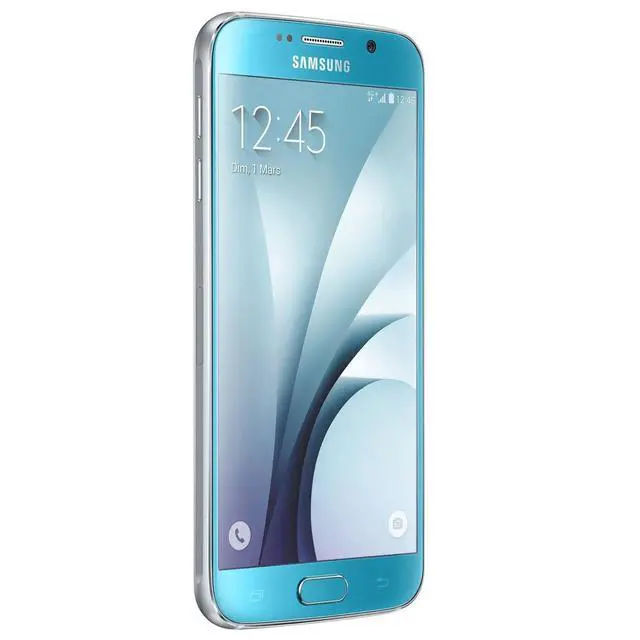 Alt view image 2 of 2 - Samsung Galaxy S6 5.1" Smartphone (Unlocked) 32GB SSD Android OS Blue