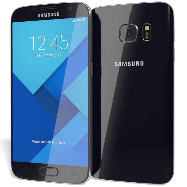 Alt view image 3 of 3 - Samsung Galaxy S7 5.1" Smartphone (Unlocked) 32GB SSD Android OS Black