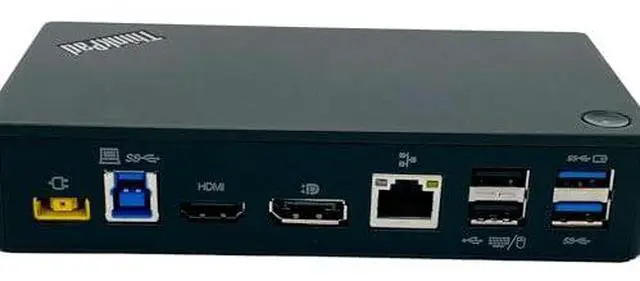 Main image of Lenovo Thinkpad Ultra Dock 40A80045US USB 3.0, USB 2.0, HDMI, Display Port