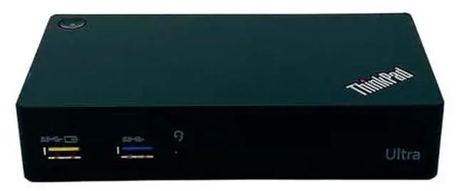 Alt view image 2 of 5 - Lenovo Thinkpad Ultra Dock 40A80045US USB 3.0, USB 2.0, HDMI, Display Port