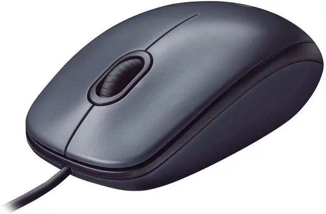 Alt view image 2 of 2 - Logitech M100 Corded Optical Mouse, USB 2.0, Left/Right Hand Use