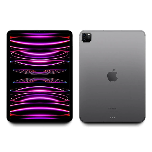 Alt view image 3 of 3 - Apple iPad Pro 6 6.1" Tablet (Unlocked) 256GB SSD iOS Space Gray