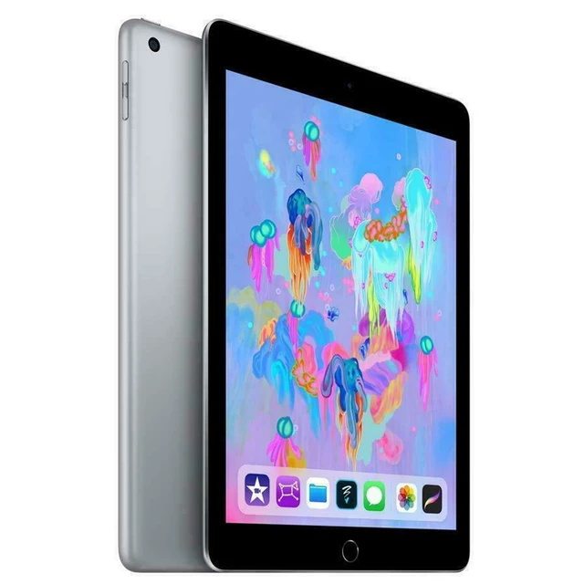 Alt view image 2 of 4 - Apple iPad 6 9.7" Tablet (WiFi Only) 32GB SSD iOS Space Gray