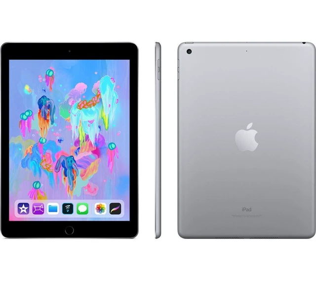 Alt view image 4 of 4 - Apple iPad 6 9.7" Tablet (WiFi Only) 32GB SSD iOS Space Gray