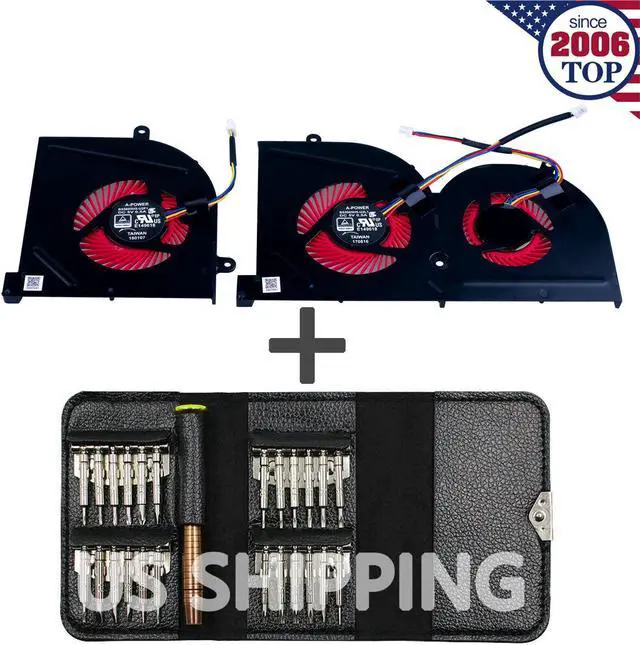 Main image of Gpu and Cpu cooling fan for 25 in 1 Screwdriver US MSI GS63VR GS73VR Series