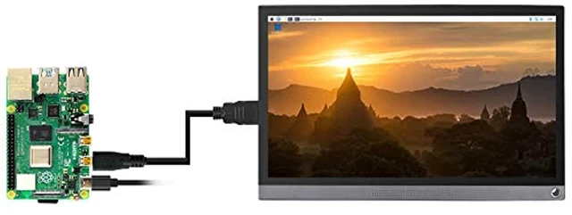 Alt view image 7 of 7 - Waveshare HDMI to Micro HDMI Cable for Raspberry Pi 4B High Definition Video Transmission