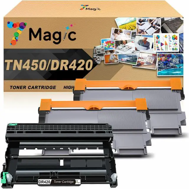 Main image of 2 Toner TN450 + 1 DR420 Drum for Brother TN-450 TN420 DCP-7055 7065DN MFC-7360N