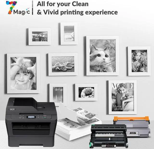 Alt view image 4 of 6 - 2 Toner TN450 + 1 DR420 Drum for Brother TN-450 TN420 DCP-7055 7065DN MFC-7360N