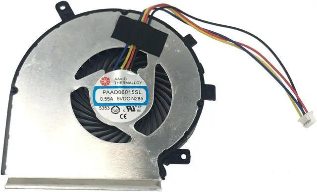 Alt view image 2 of 5 - Gpu and Cpu cooling fan for MSI GL62M 7RD 7RDX GL62M 7REX 7RFX 4 PIN