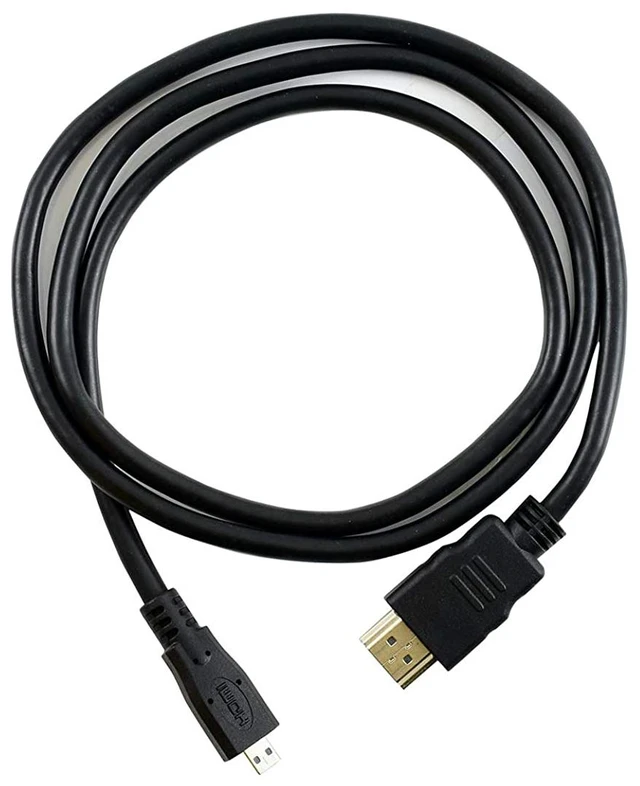 Alt view image 3 of 7 - Waveshare HDMI to Micro HDMI Cable for Raspberry Pi 4B High Definition Video Transmission