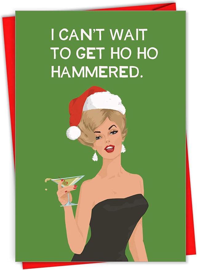 funny drinking christmas ecards