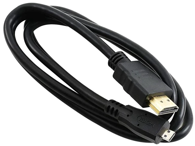 Alt view image 2 of 7 - Waveshare HDMI to Micro HDMI Cable for Raspberry Pi 4B High Definition Video Transmission