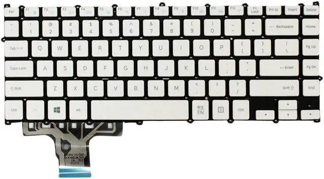 Alt view image 2 of 5 - replacement keyboard for Samsung NP 110S1J NP110S1J Silver US  9Z.NAQSN.31C NSK-MR3SN