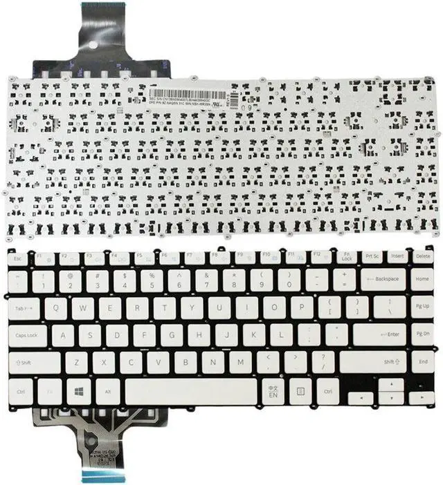 Main image of replacement keyboard for Samsung NP 110S1J NP110S1J Silver US  9Z.NAQSN.31C NSK-MR3SN