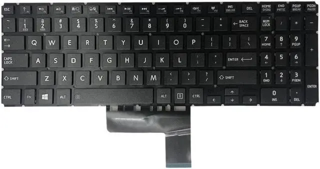 Alt view image 2 of 5 - Laptop US Keyboard for TOSHIBA Satellite L50-B L50D-B L50t-B L55-B L55D-B L55T-B