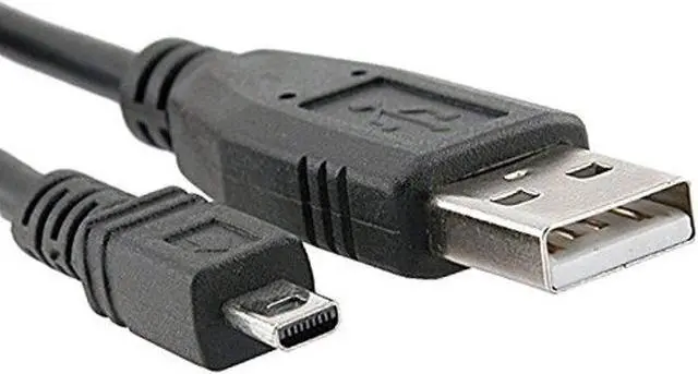 Alt view image 2 of 2 - BRENDAZ USB Cable Mini-B 8 Pin for Nikon D3200 D5200 D5000 D5100 D5200 D5500 D7100 D7200 DF and D750 Cameras, Replacement for Nikon UC-E6 UC-E16 and UC-E17 Cable, 6-ft
