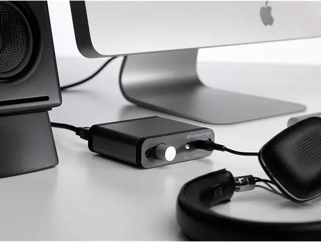 Alt view image 3 of 3 - Audioengine D1 24-Bit DAC, Premium Desktop Digital To Analogue Converter and Headphone Amplifier