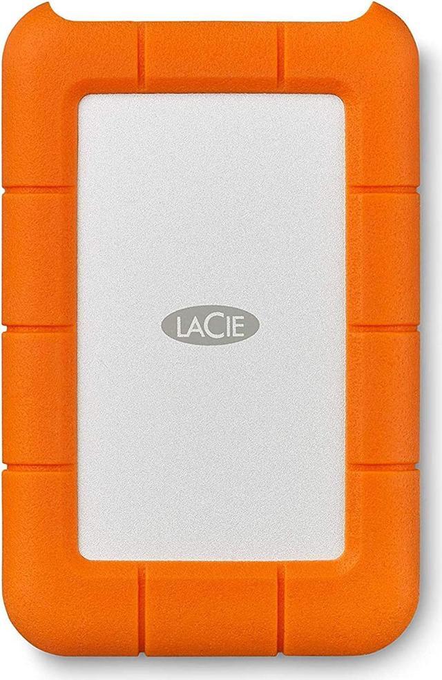 Main image of LaCie Rugged USB-C 4TB External Hard Drive Portable HDD – USB 3.0, Drop Shock Dust Rain Resistant Shuttle Drive, for Mac and PC Computer Desktop Workstation Laptop, 1 Month Adobe CC (STFR4000800)