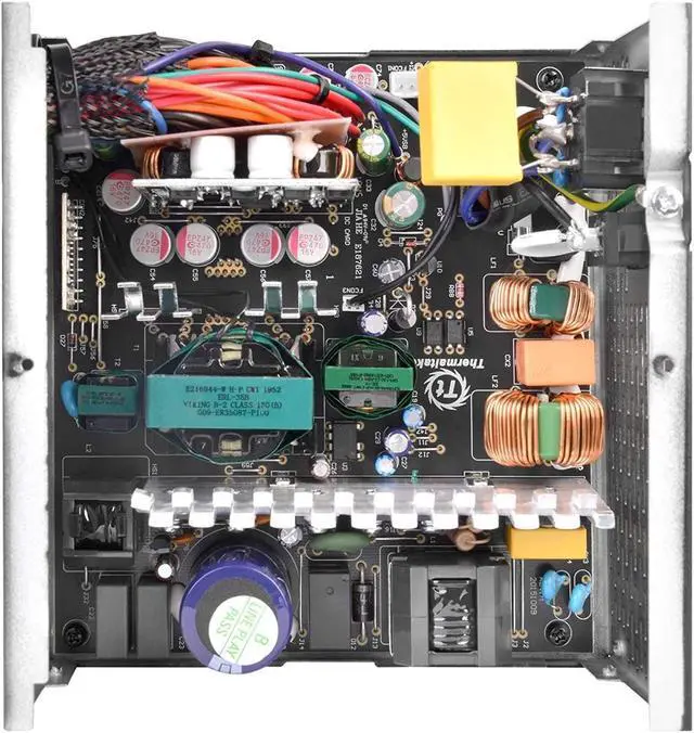 Alt view image 7 of 7 - Thermaltake Toughpower GX2 80+ Gold 600W SLI/Crossfire Ready Continuous Power ATX 12V V2.4/EPS V2.92 Non Modular Power Supply 5 Year PS-TPD-0600NNFAGU-2