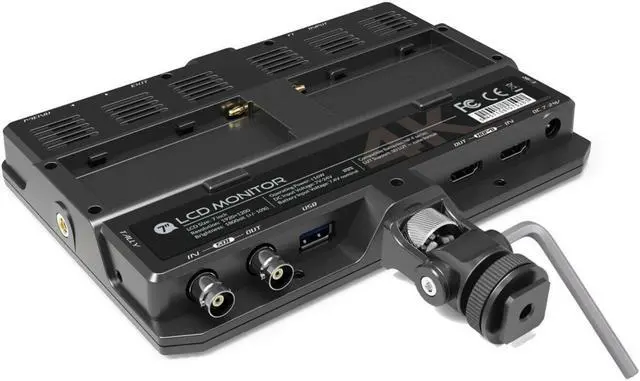 Alt view image 6 of 7 - Lilliput H7S 7-Inch 4K HDMI/3G-SDI Ultra-Bright On-Camera Monitor