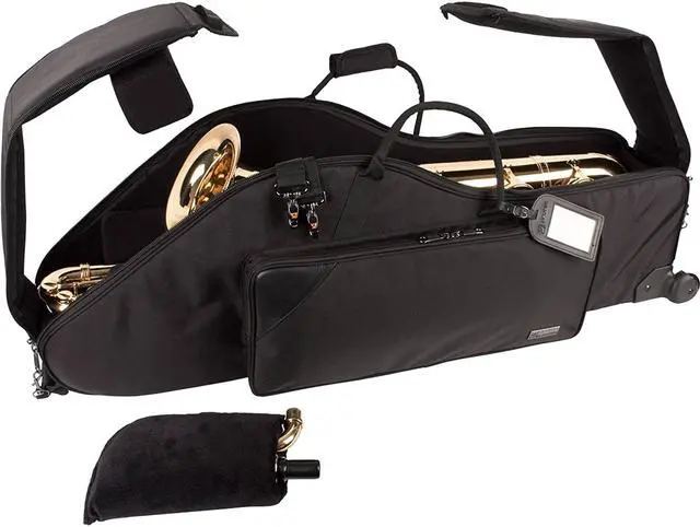 Alt view image 3 of 7 - Pro Tec Protec Baritone Saxophone Gig Bag (Fits Low A and Bb), Platinum Series, Model PL253
