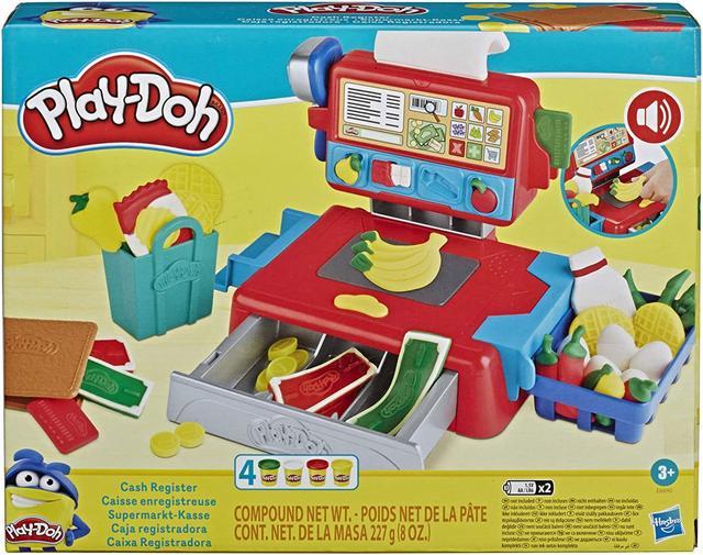 Play-Doh Cash Register Toy for Kids 3 Years and Up with Fun Sounds, Play  Food Accessories, and 4 Non-Toxic Colors 